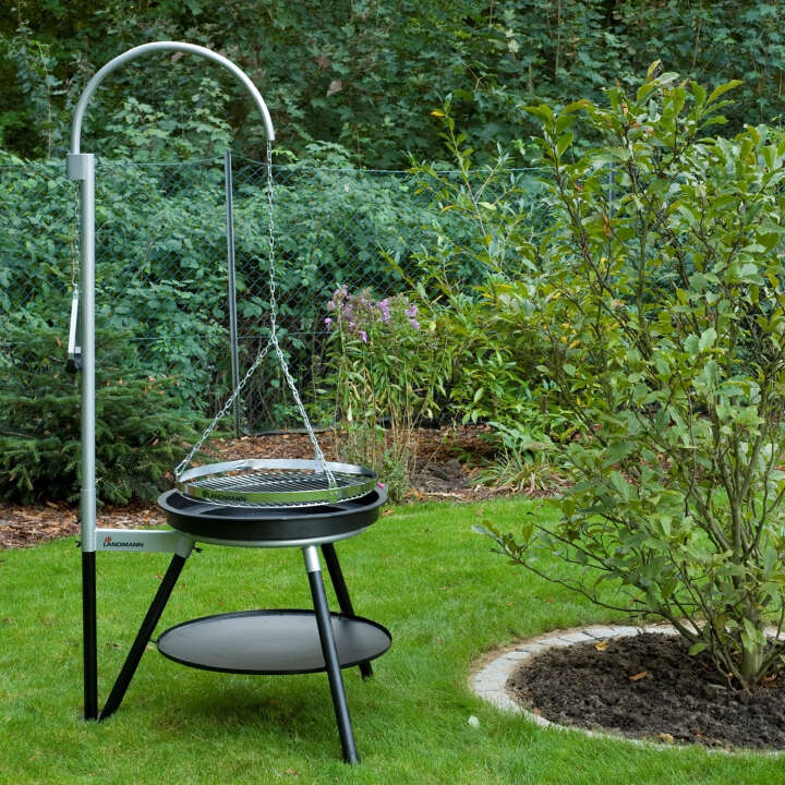 LANDMANN Holzkohle-Schwenkgrill Geos